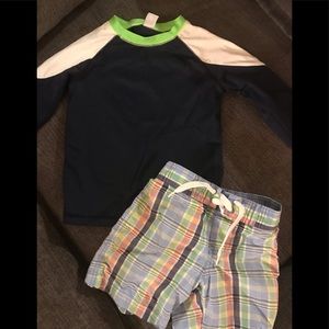 18-24 months Janie & Jack swimsuit and rash guard